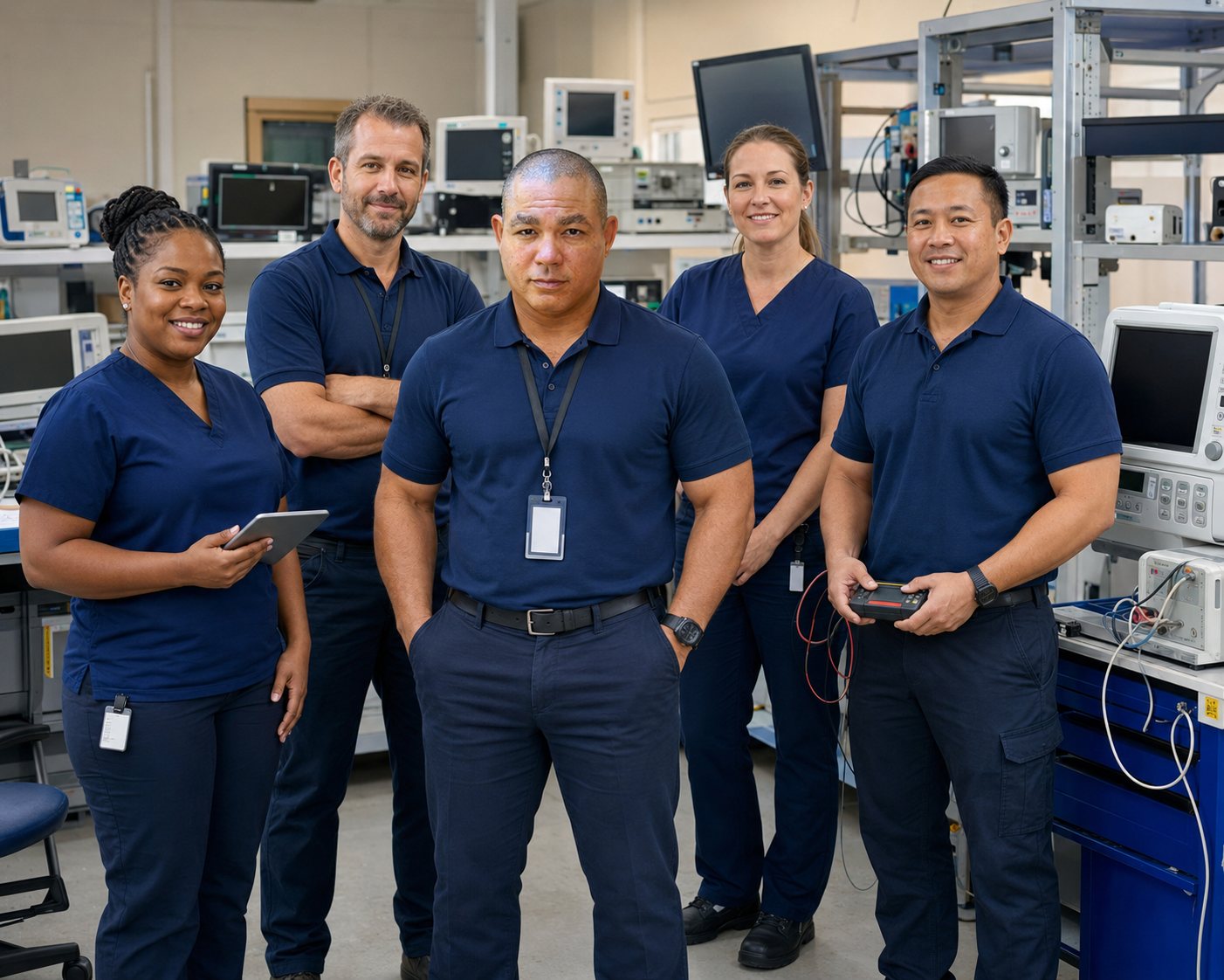 BiomedRx healthcare technology management team delivering project