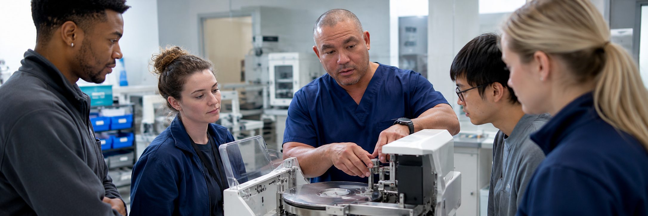 Ventilator service and equipment depot maintenance | BiomedRx HTM services Ventilator and transport monitor service in a hospital equipment depot